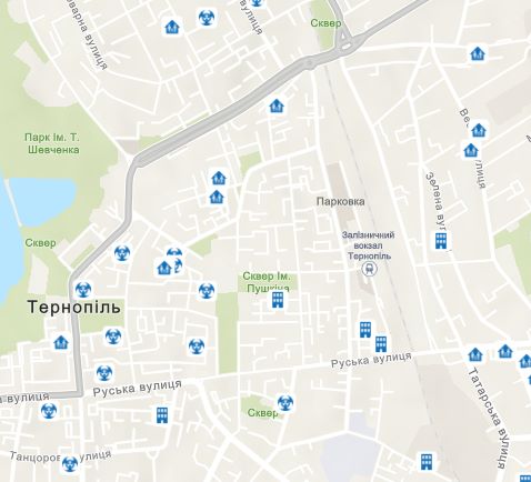 укритття, тернопіль, мапа, карта, фото, тернопілький тиждень